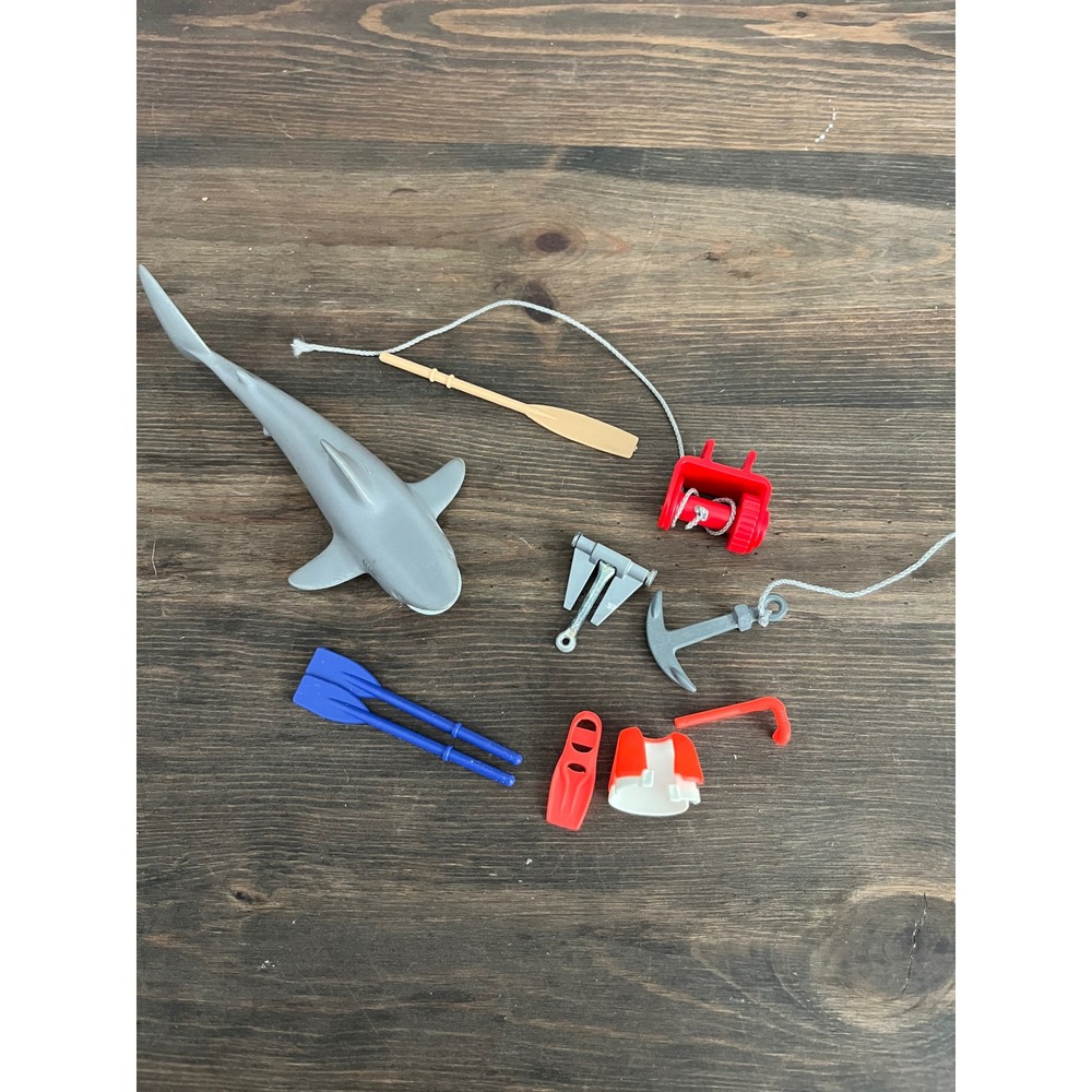 Lot Playmobil Boating‎ Accessories and Shark